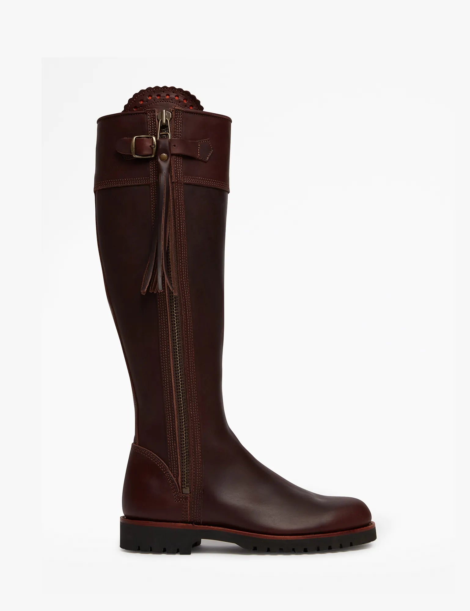 Penelope Chilvers Long Tassel Boot Leather-Boots-Penelope Chilvers-Conker-36-Manhattan Saddlery