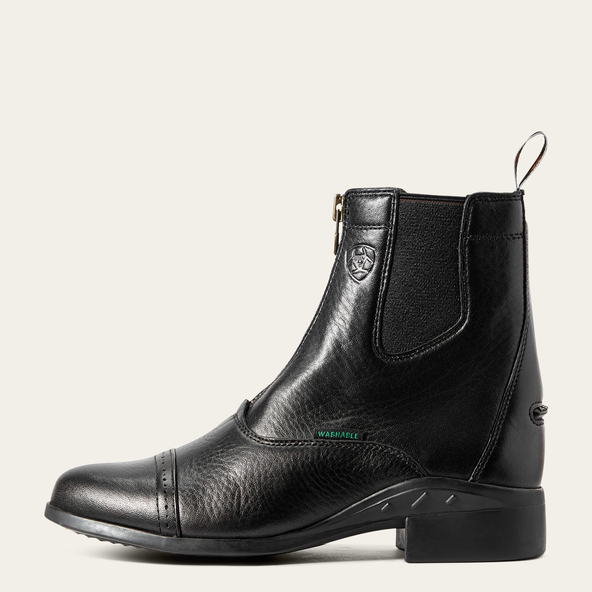 Ariat Ladies' Heritage Breeze Zip Paddock Boot-Boots - Paddock - Zip Boots-Ariat-Black-5.5-Manhattan Saddlery