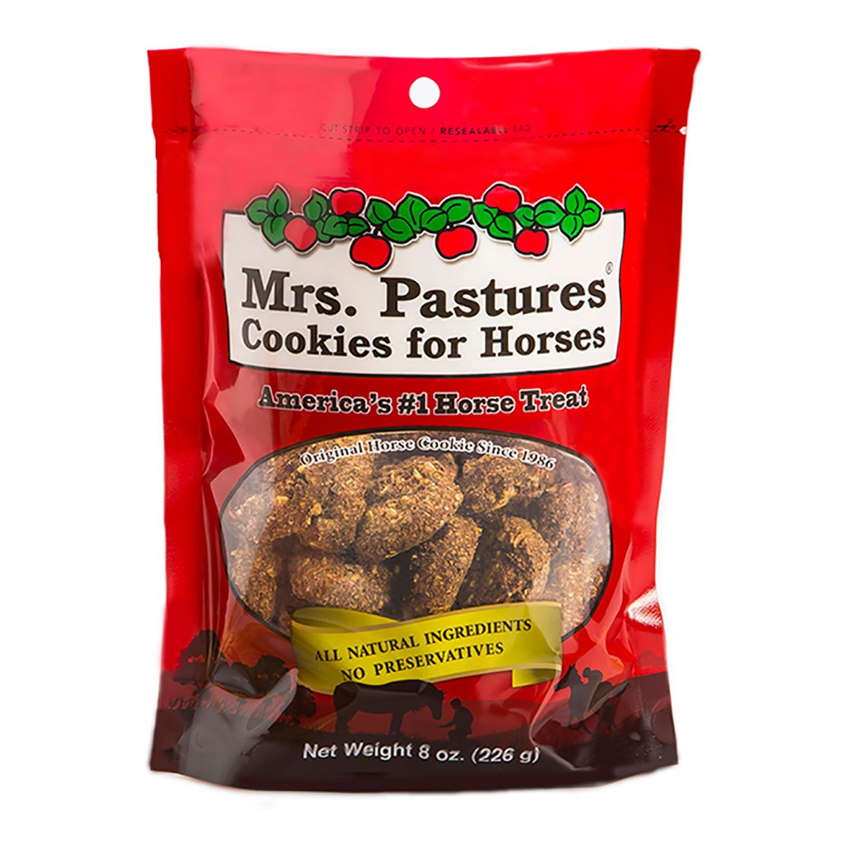Mrs. Pastures Cookies for Horses-Treats-Mrs. Pastures-8 oz-Manhattan Saddlery