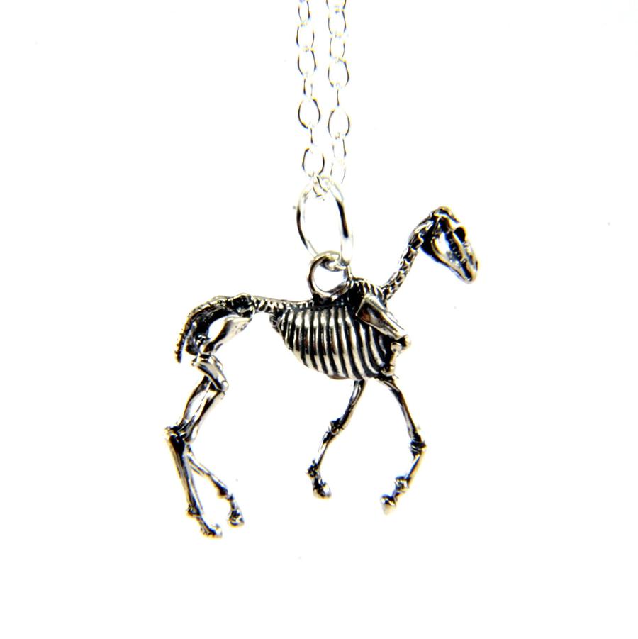 Horse Skeleton Necklace-Gifts - Jewelry-Moon Raven Designs-Manhattan Saddlery