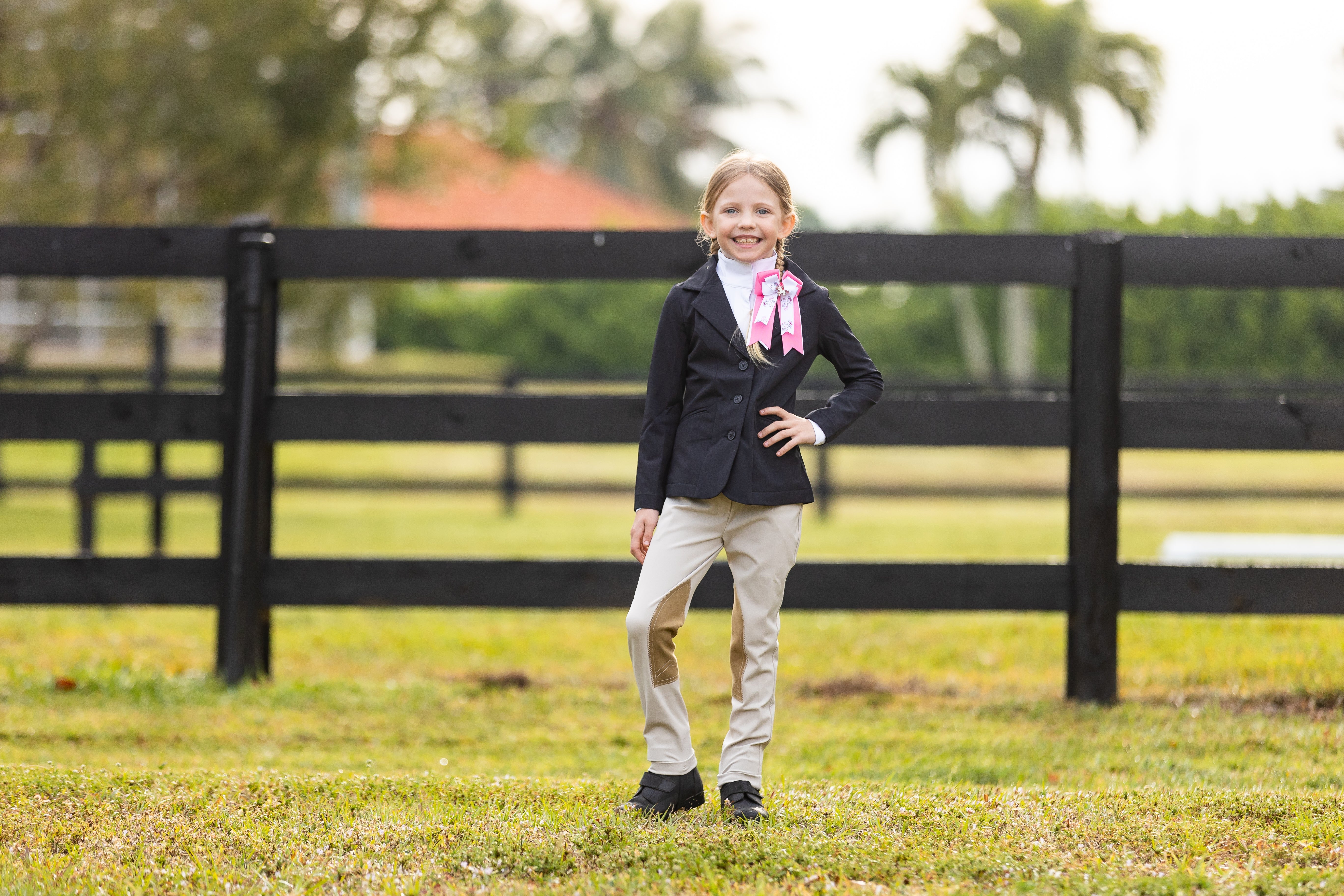 Belle & Bow Featherweight Show Coat-Show Apparel-BelleandBow-Black-12 months-Manhattan Saddlery