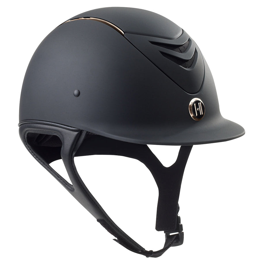 One K MIPS CCS Helmet-Helmets-One K-Black Matte Rose Gold-X-Small-Manhattan Saddlery