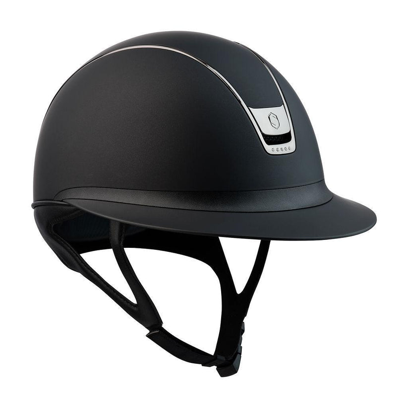 Samshield 2.0 Miss Shield Shadowmatt Five-Crystal Helmet-Helmets-Samshield-Black-S-Manhattan Saddlery