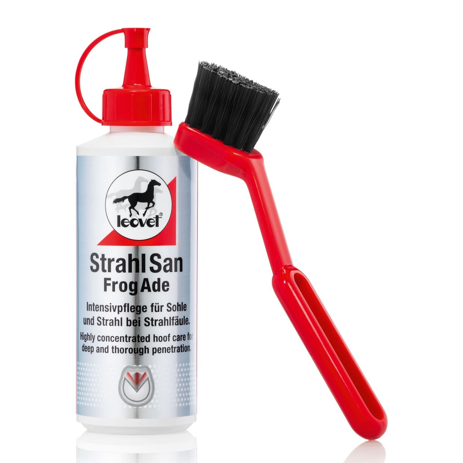 Leovet FrogAde Hoof Care with Brush-Staple Supplies - Health Care-Leovet-Manhattan Saddlery