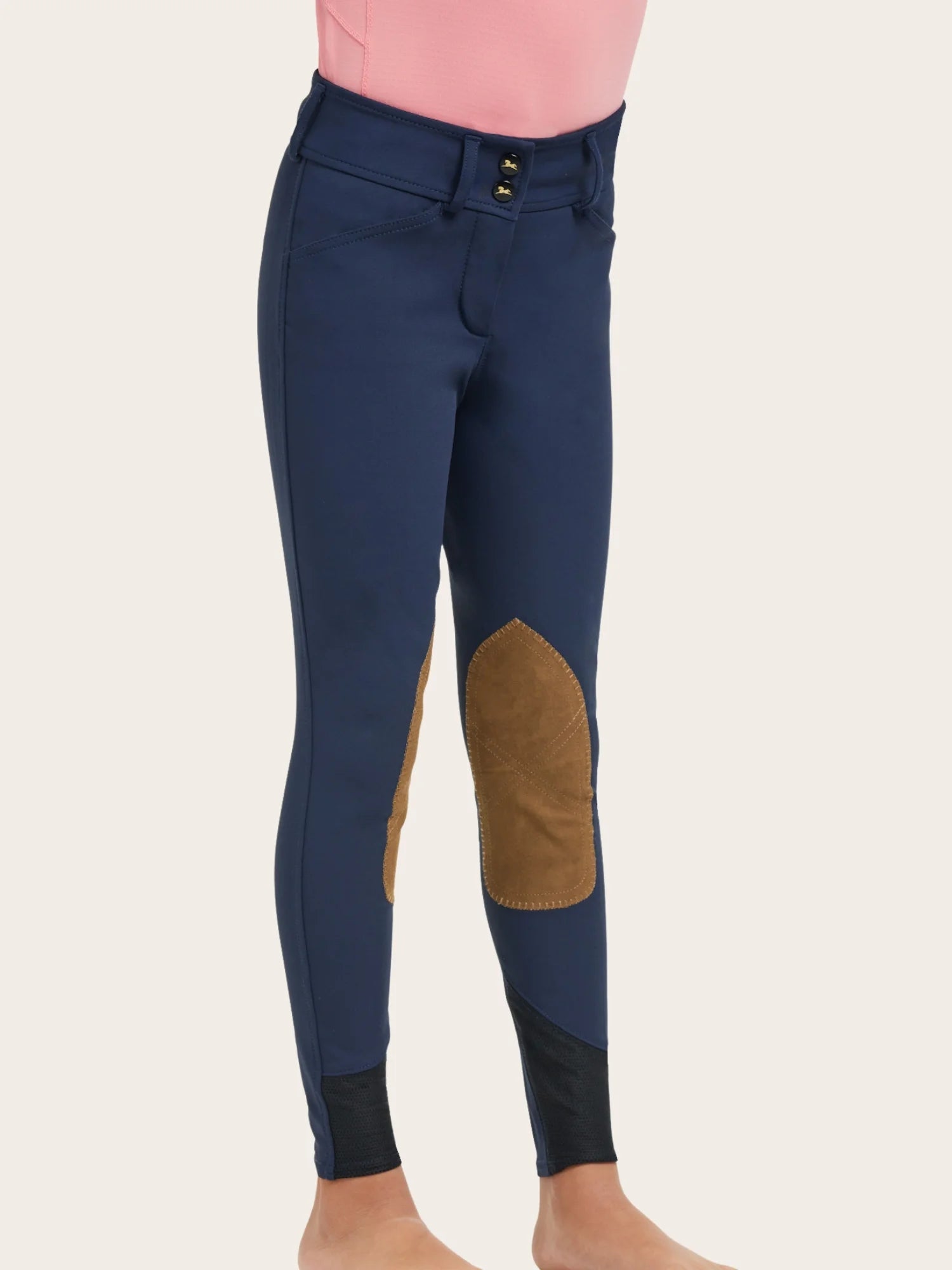 RJ Classics Girls' Avery Breech-Breeches-RJ Classics-Navy-14-Manhattan Saddlery