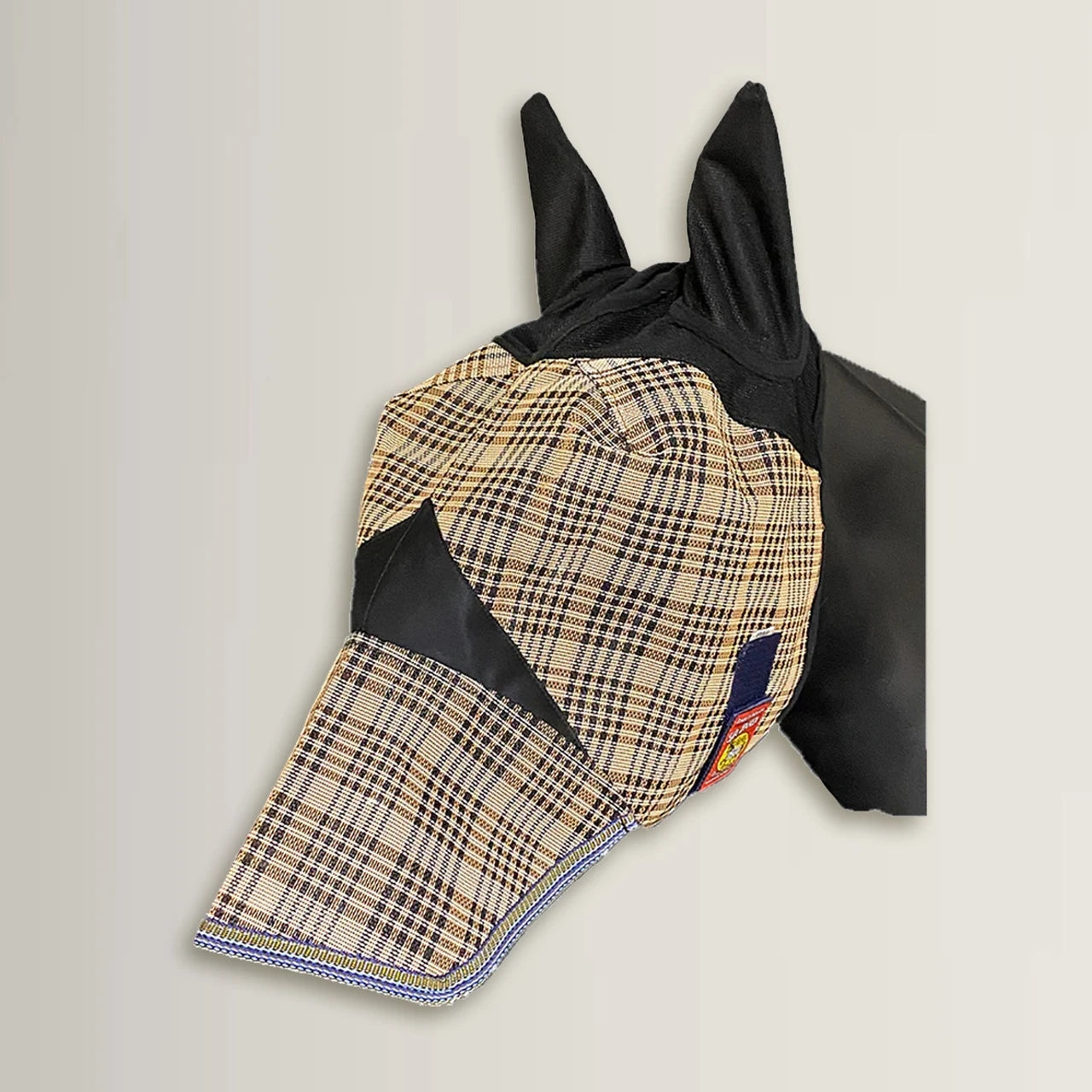 5/A Baker PVC Mesh Fly Mask (w/ears)-Unclassified-Jacks Mfg-Cob-Manhattan Saddlery