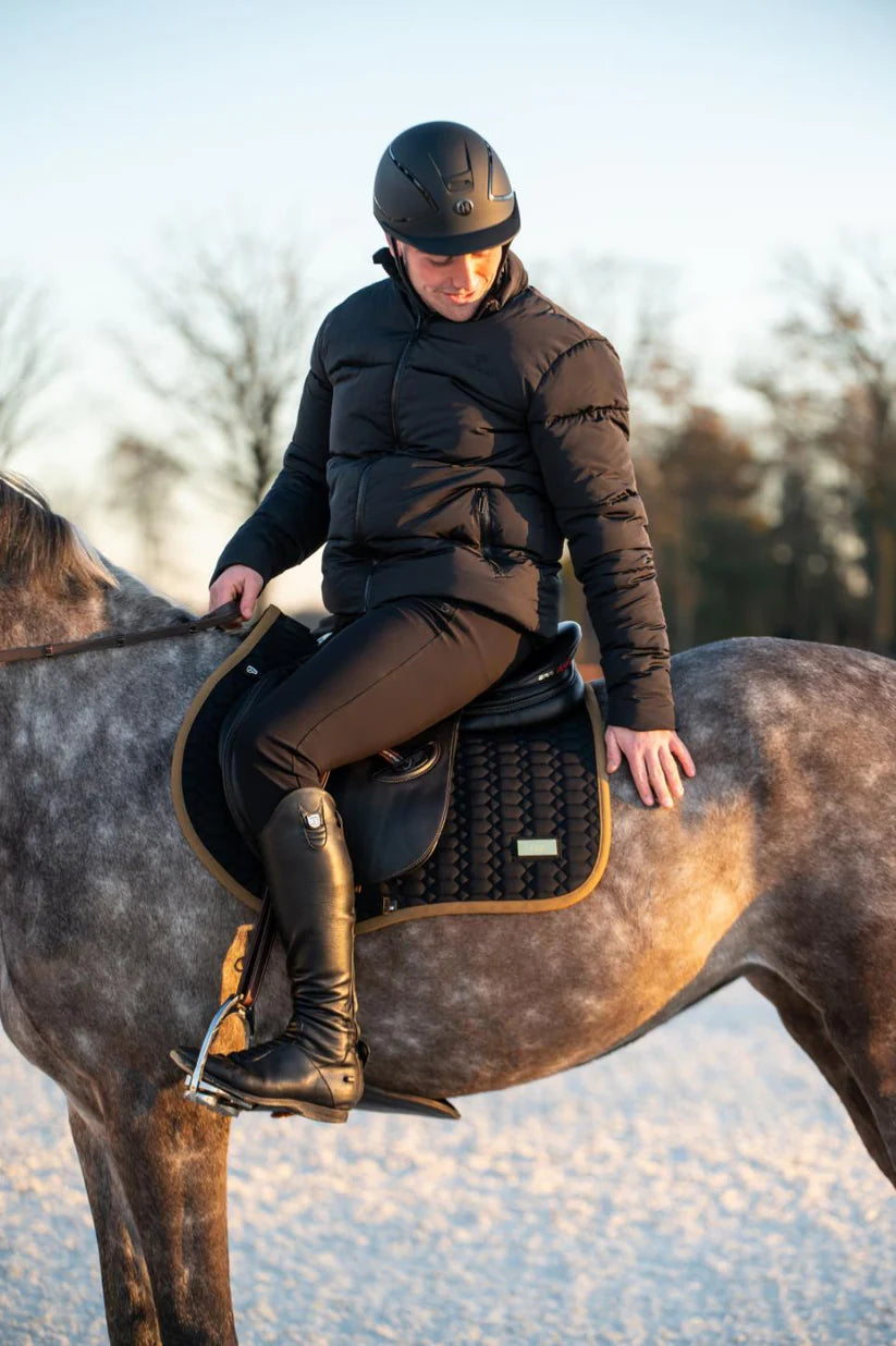 CATAGO FIR-TECH Grand Saddle Pad-Saddle Pads-Catago-Black JP-JP16-Manhattan Saddlery