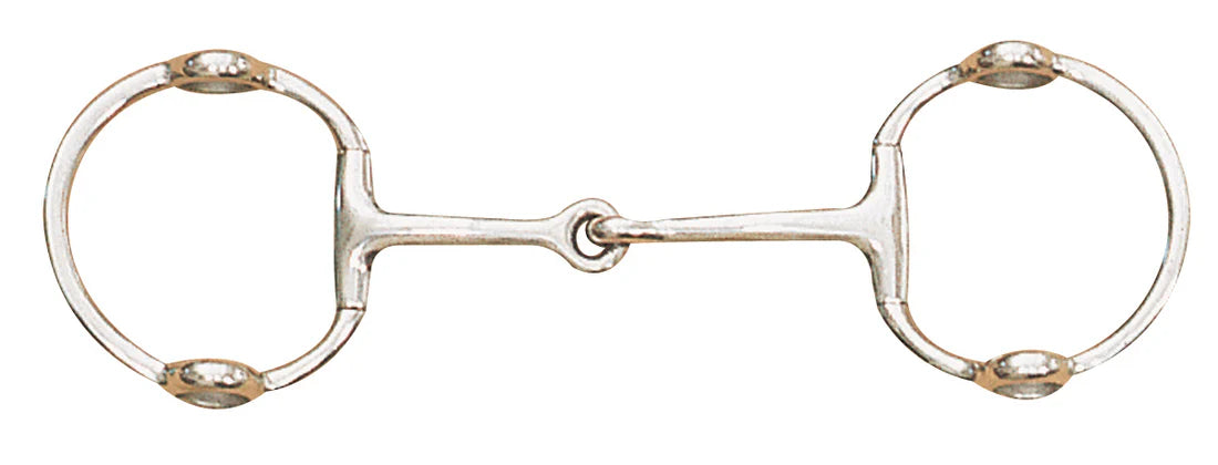 Centaur® Stainless Steel Cheltenham Eggbutt Gag Bit-Manhattan Saddlery-5-Manhattan Saddlery