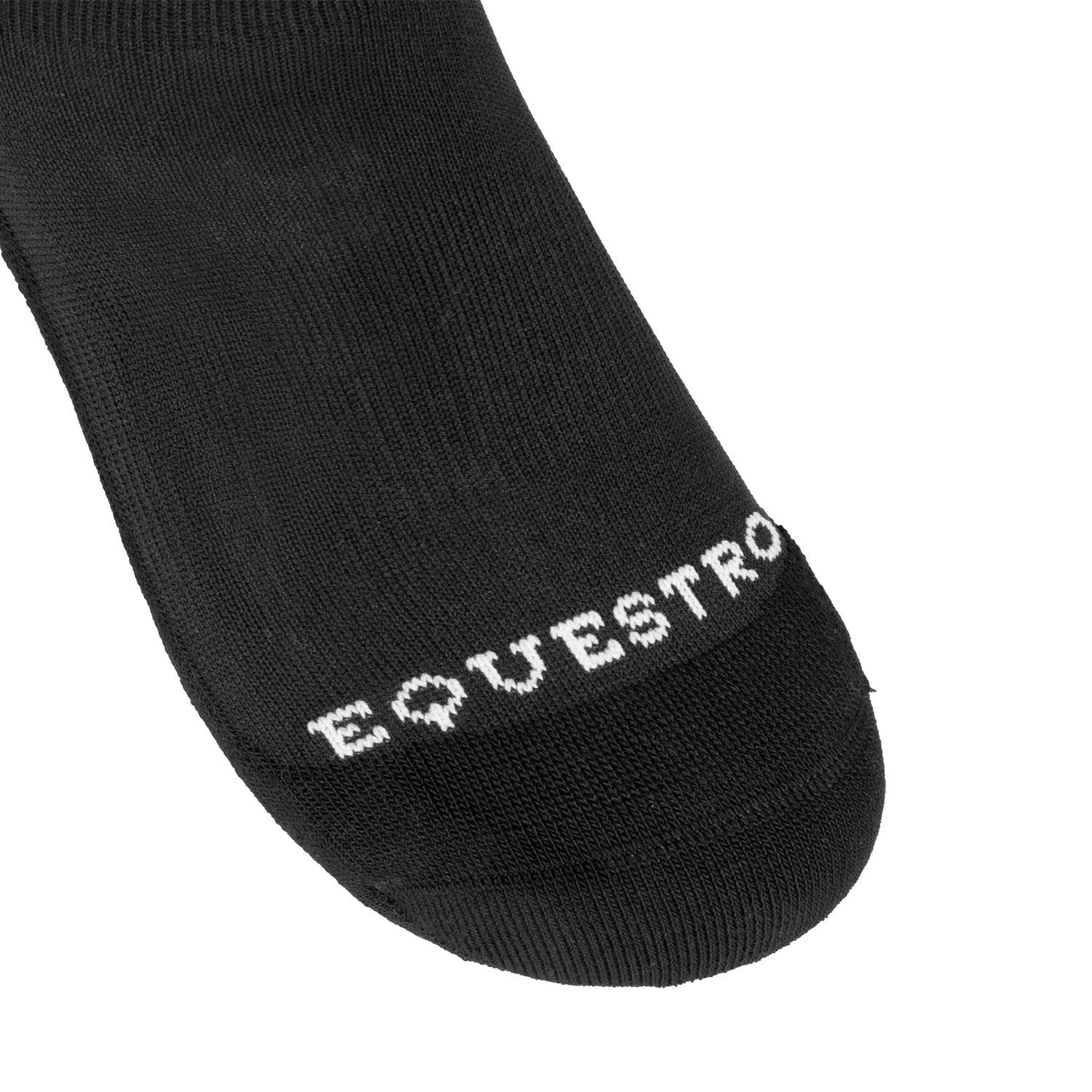 Equestro Unisex Basic Technical Socks-Unclassified-Amahorse-Black/White-XS-Manhattan Saddlery