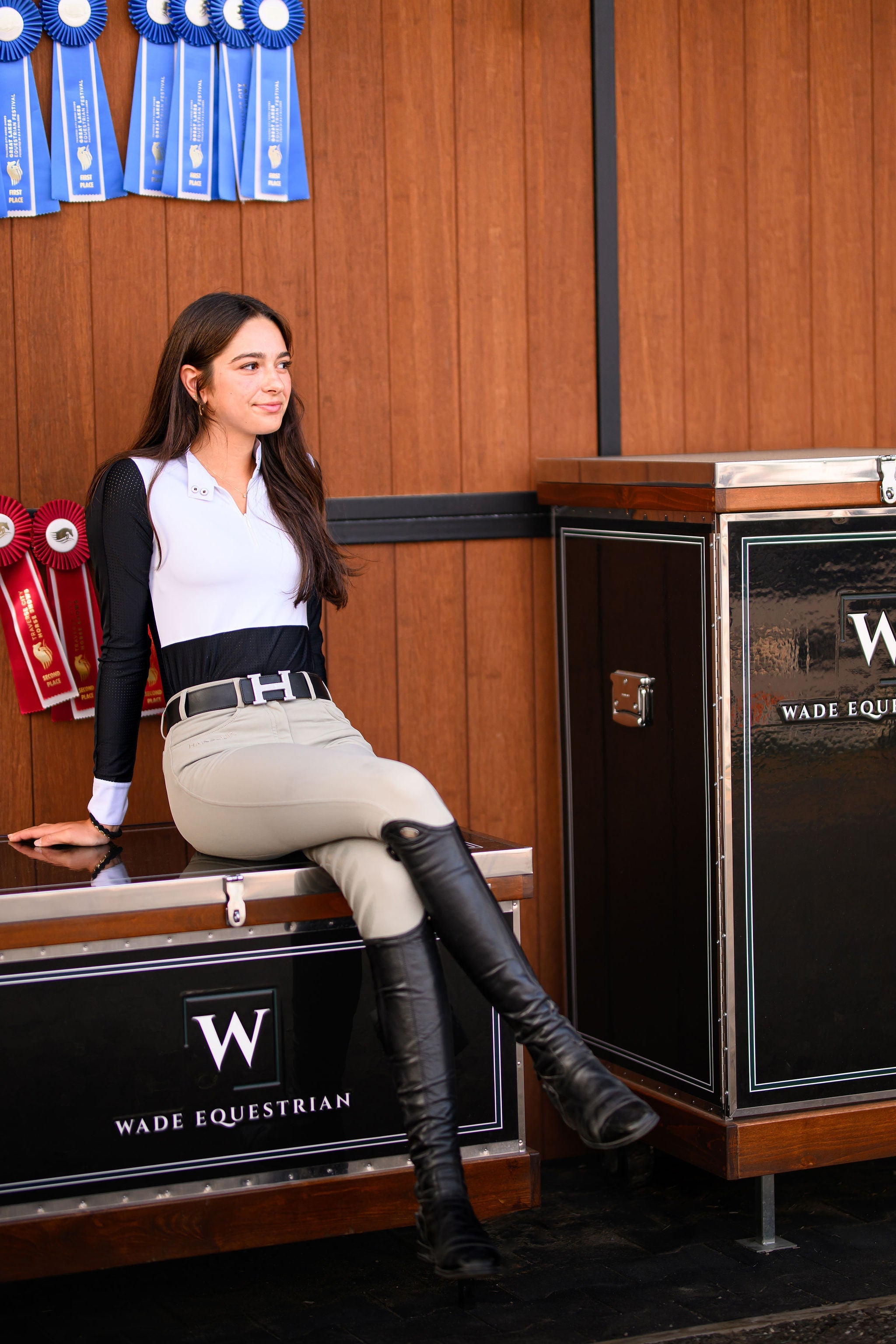 Euphoric Equestrian Kloud-9 Competition Top-Show Shirts - Ladies Show Shirt-Euphoric Equestrian-XS-Manhattan Saddlery