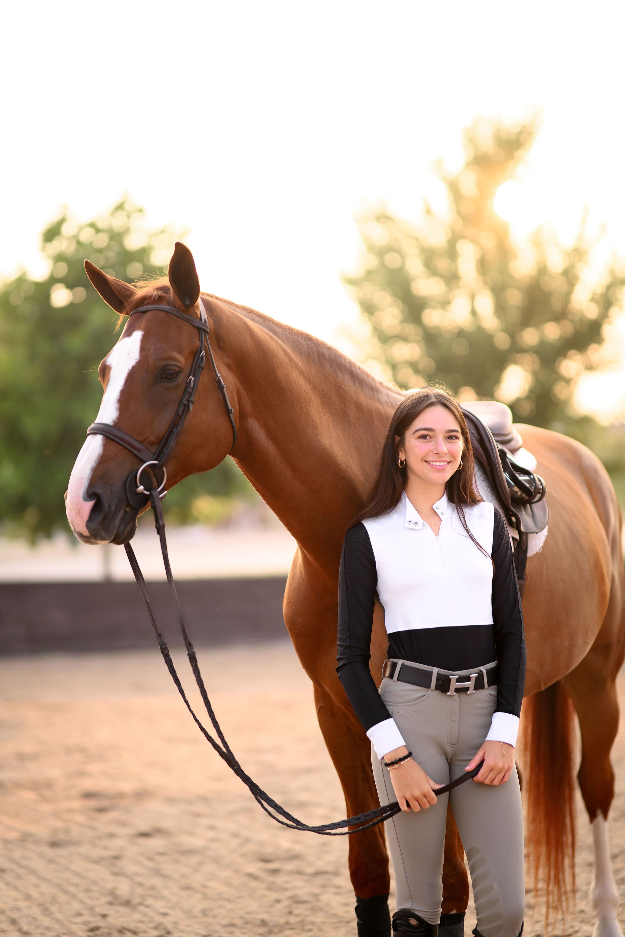 Euphoric Equestrian Kloud-9 Competition Top-Show Shirts - Ladies Show Shirt-Euphoric Equestrian-XS-Manhattan Saddlery