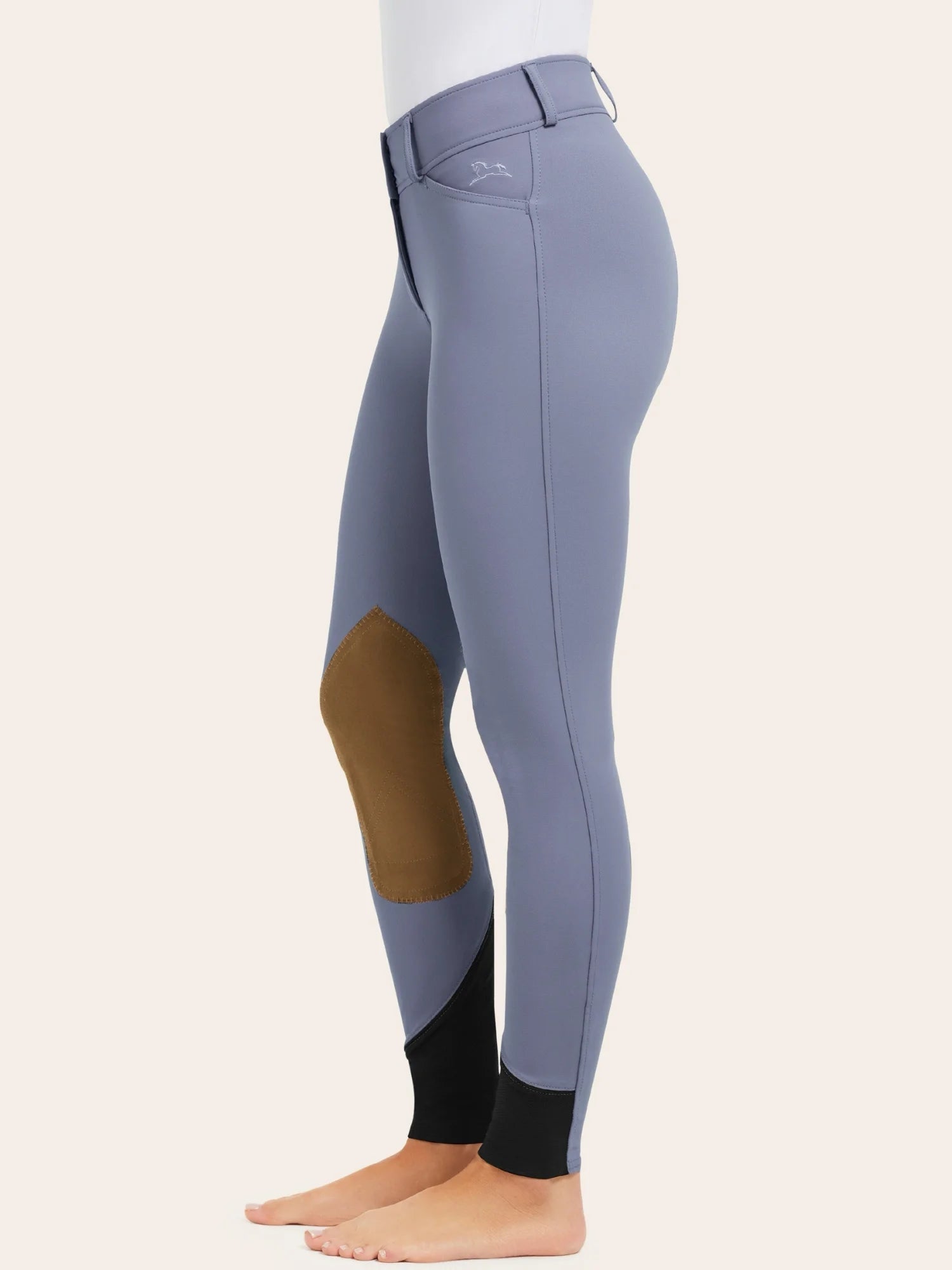 RJ Classics Gracie Knee Patch Breech-Breeches-RJ Classics-Blue Granite-22-Manhattan Saddlery