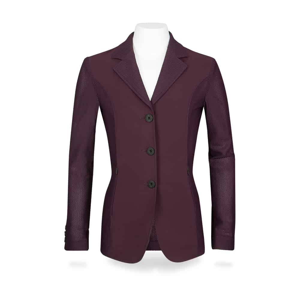 Harmony Jr. Mesh Show Coat-Show Coats - Kids Show Coats-RJ Classics-Deep Plum-12-Manhattan Saddlery