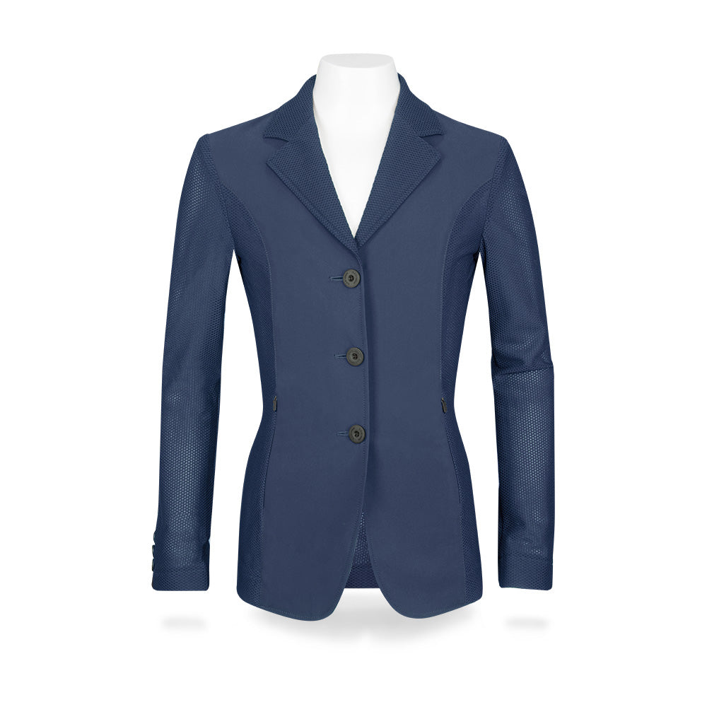 Harmony Jr. Mesh Show Coat-Show Coats - Kids Show Coats-RJ Classics-Insignia Blue-8-Manhattan Saddlery
