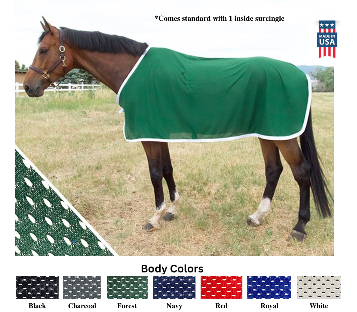 Customizable Scrim Fly Sheet-Unclassified-Jacks Mfg-Manhattan Saddlery