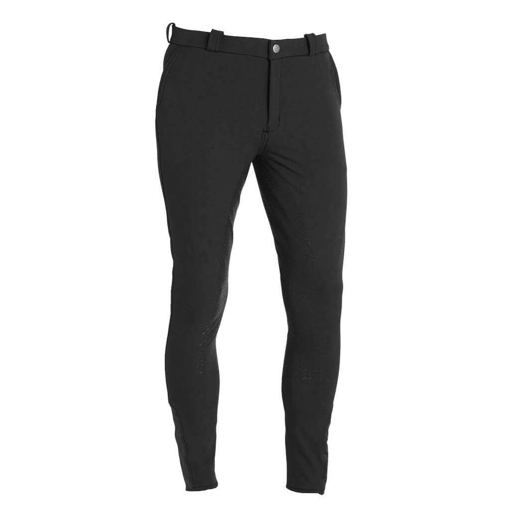 KLkenton Men's E-Tec Knee-Grip Breeches-Breeches - Mens - Knee Patch-Kingsland-Black-44-Manhattan Saddlery