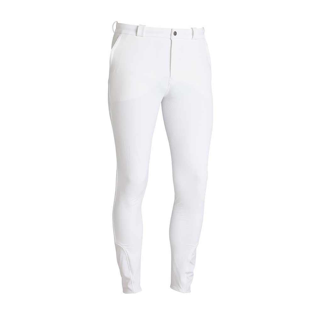 KLkenton Men's E-Tec Knee-Grip Breeches-Breeches - Mens - Knee Patch-Kingsland-White-52-Manhattan Saddlery