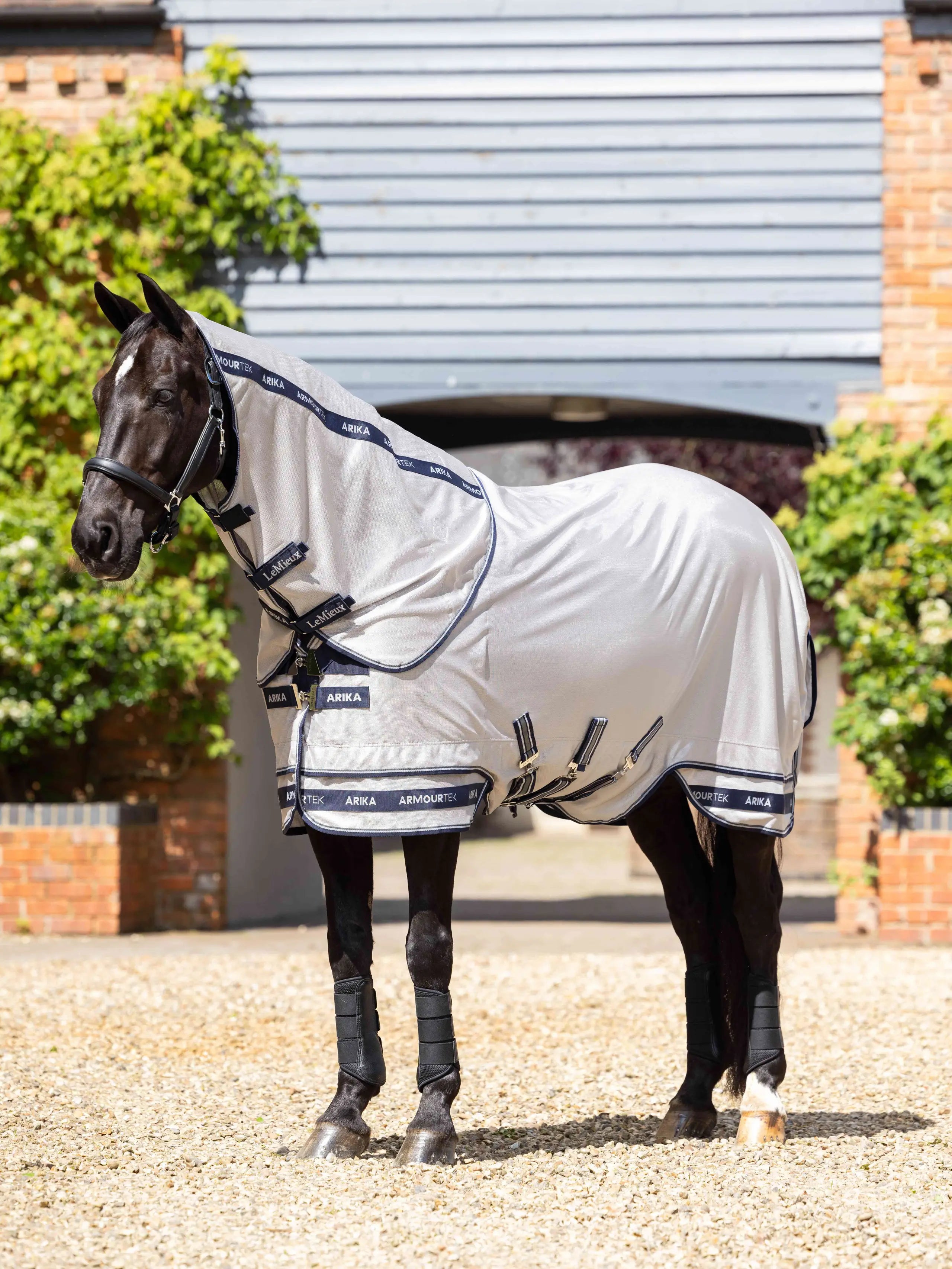 LeMieux Arika Armour-Tek Fly Blanket-Horsewear -Blankets - Fly Sheets-LeMieux-Stone-57"-Manhattan Saddlery