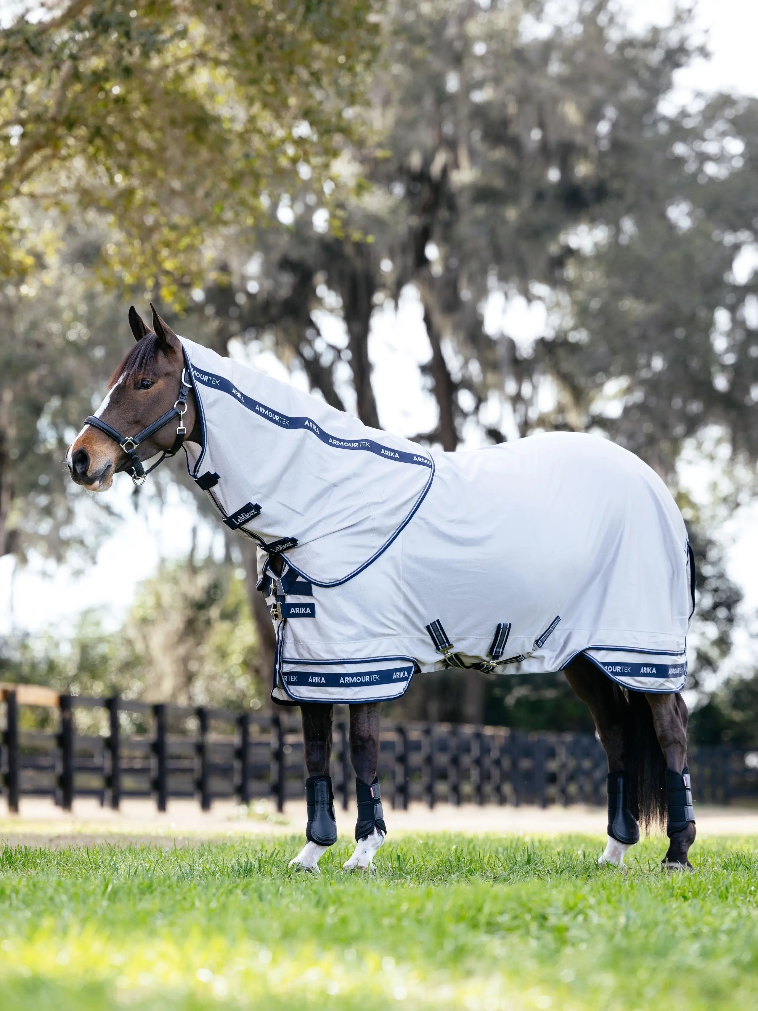 LeMieux Arika Armour-Tek Fly Blanket-Horsewear -Blankets - Fly Sheets-LeMieux-Stone-57"-Manhattan Saddlery