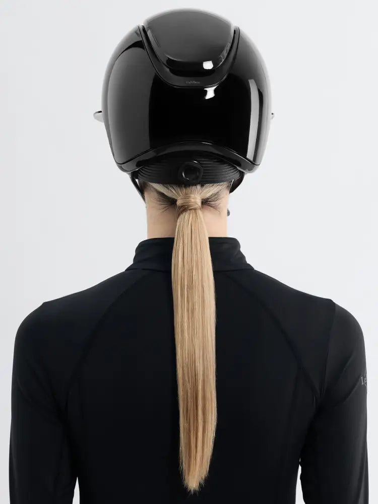 LeMieux Verv Competition Helmet-Helmets - Helmets-LeMieux-Gloss Black-S (52-55)-Manhattan Saddlery