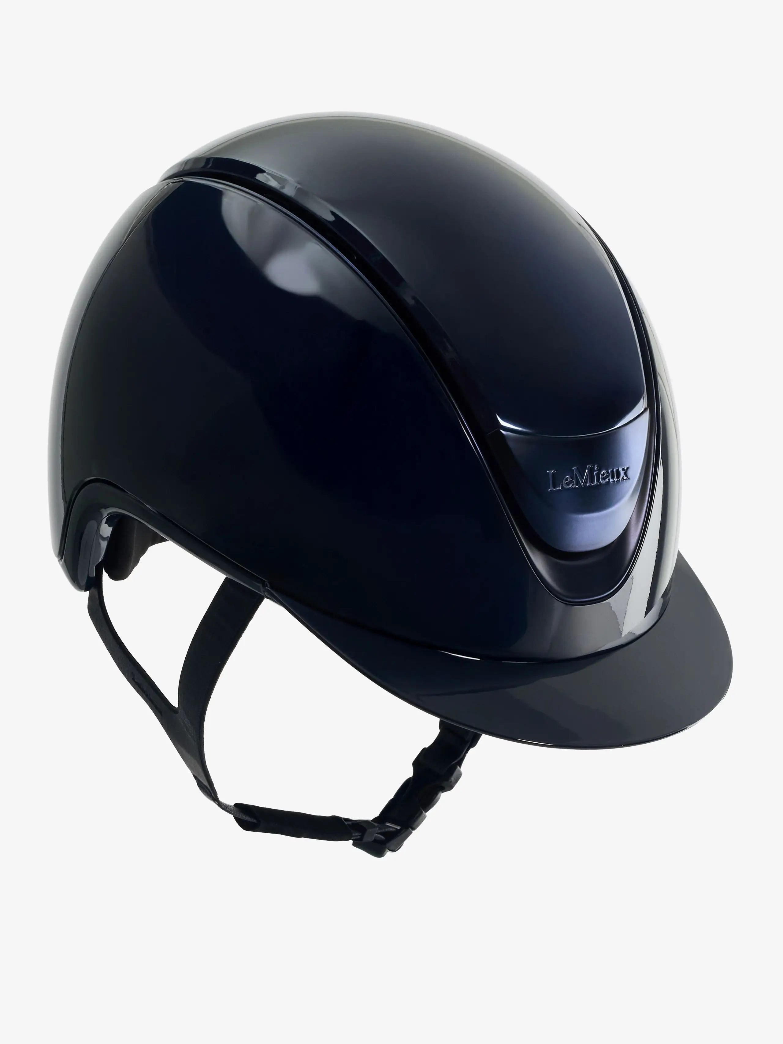 LeMieux Verv Competition Helmet-Helmets - Helmets-LeMieux-Gloss Black-S (52-55)-Manhattan Saddlery