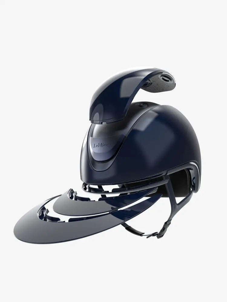 LeMieux Verv Competition Helmet-Helmets - Helmets-LeMieux-Gloss Black-S (52-55)-Manhattan Saddlery