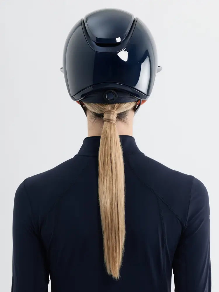 LeMieux Verv Competition Helmet-Helmets - Helmets-LeMieux-Gloss Black-S (52-55)-Manhattan Saddlery