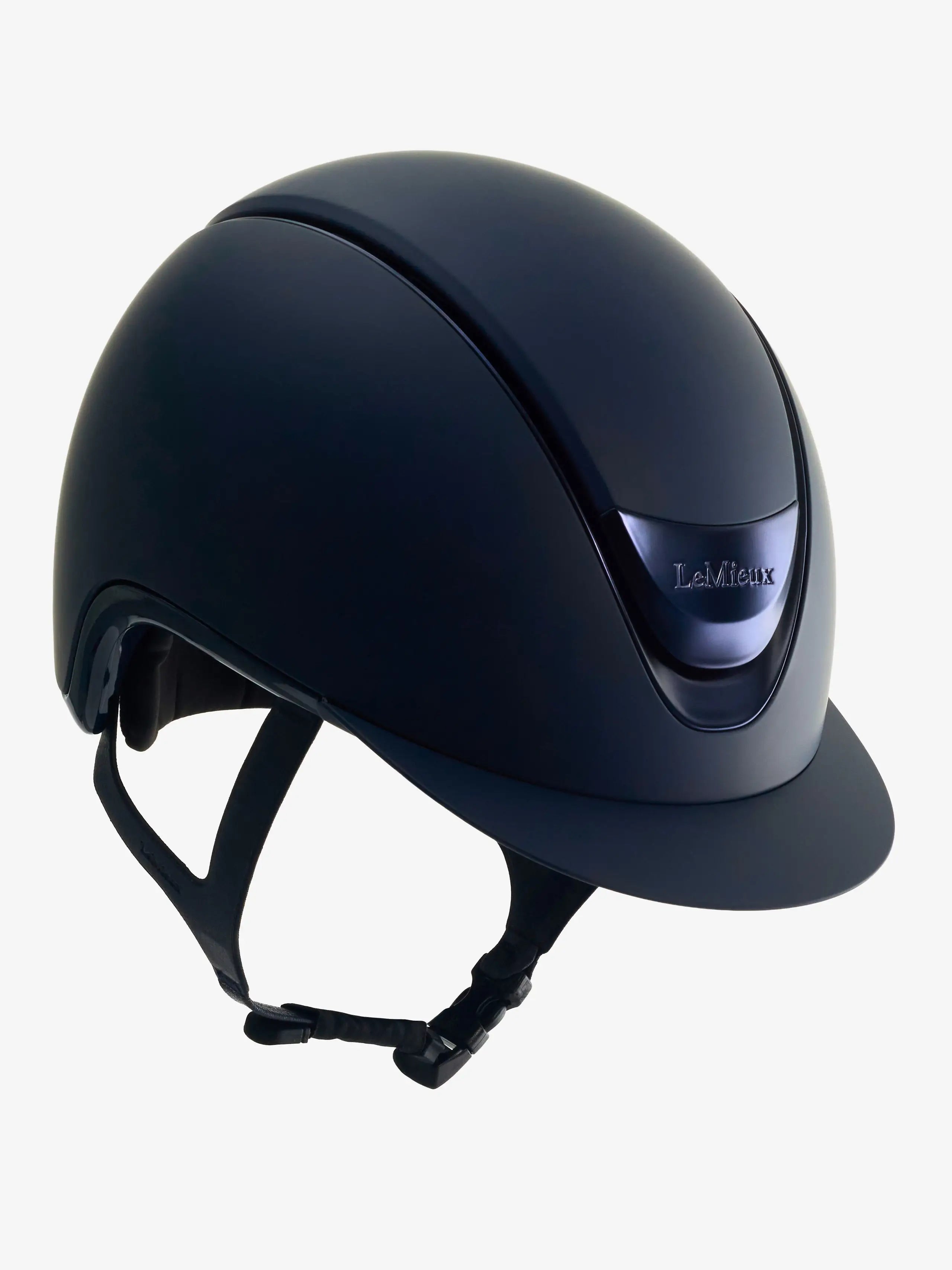 LeMieux Verv Competition Helmet-Helmets - Helmets-LeMieux-Gloss Black-S (52-55)-Manhattan Saddlery