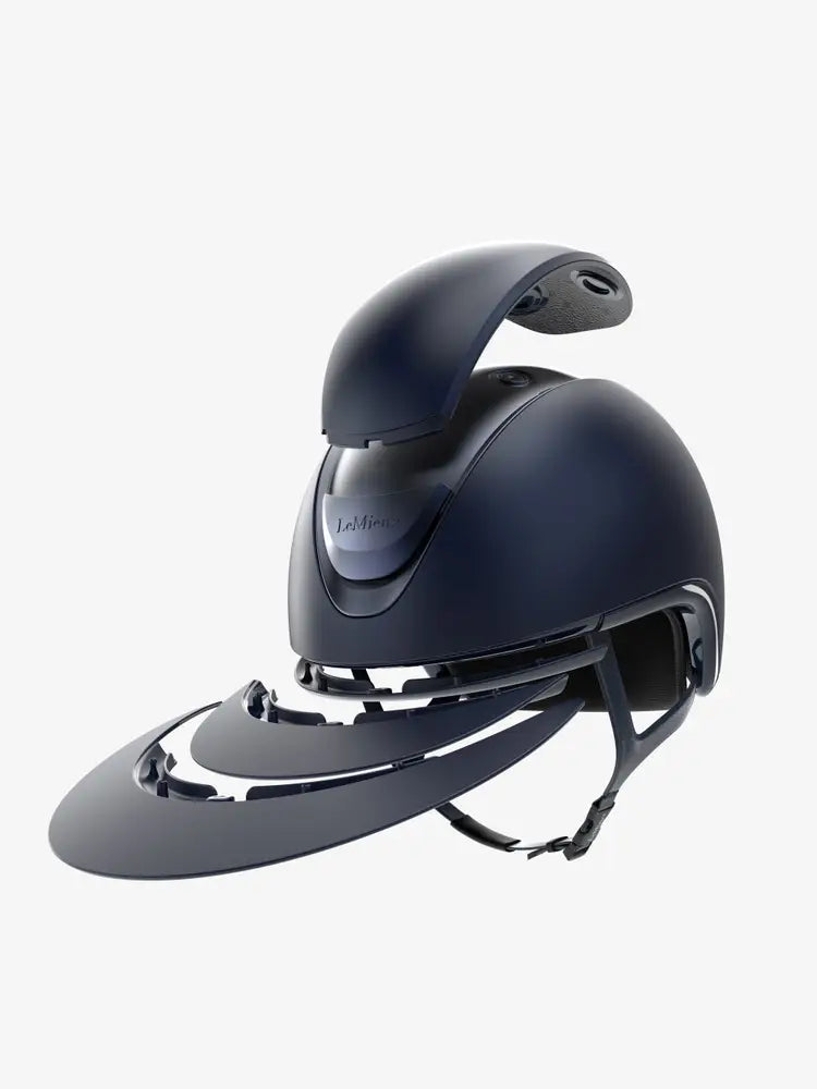 LeMieux Verv Competition Helmet-Helmets - Helmets-LeMieux-Gloss Black-S (52-55)-Manhattan Saddlery