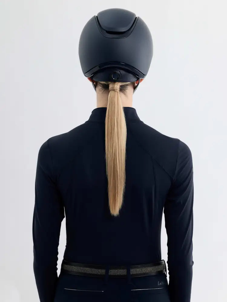 LeMieux Verv Competition Helmet-Helmets - Helmets-LeMieux-Gloss Black-S (52-55)-Manhattan Saddlery