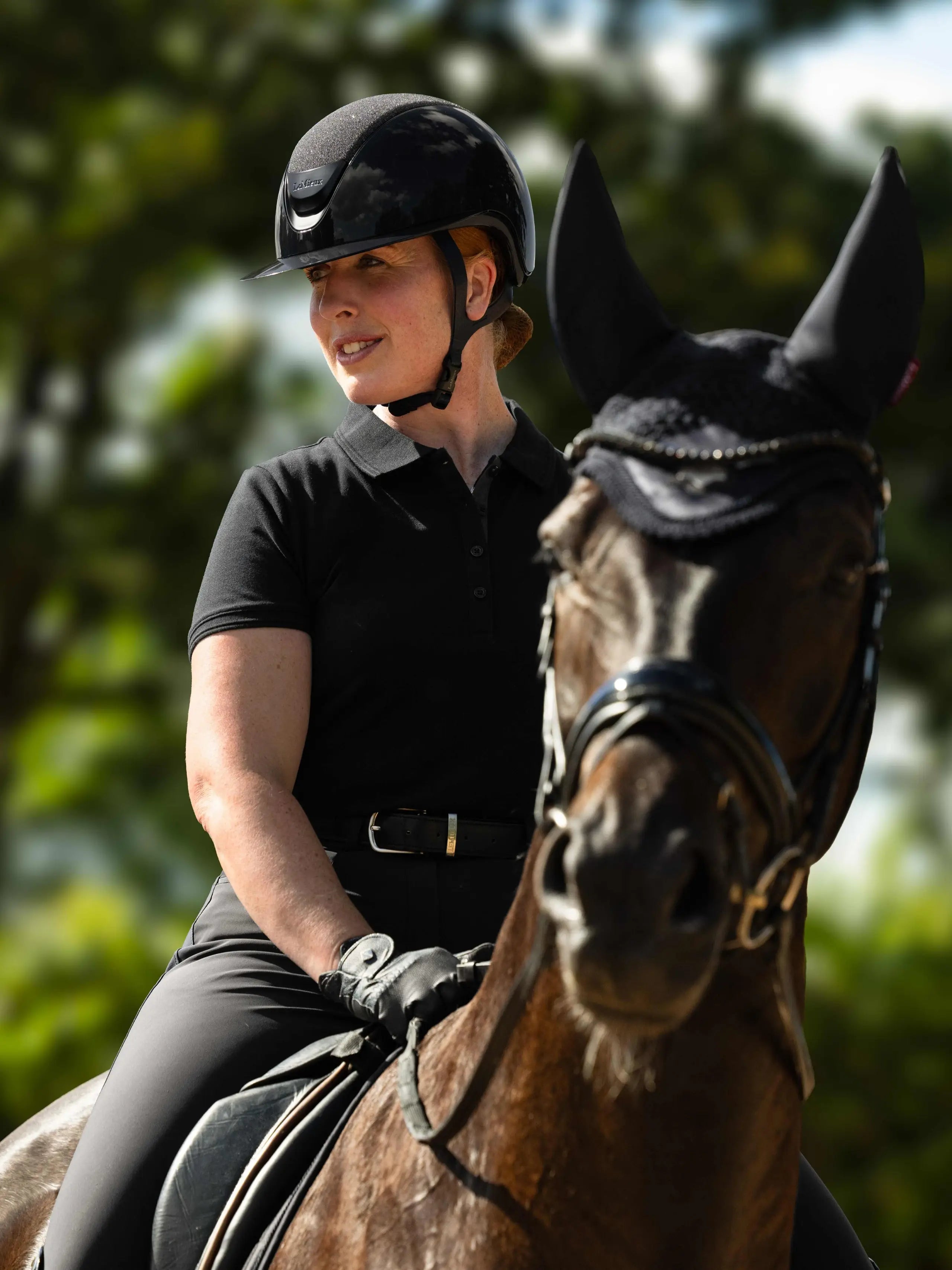 LeMieux Verv Panel-Helmets-LeMieux-Brilliance Black-S-Manhattan Saddlery