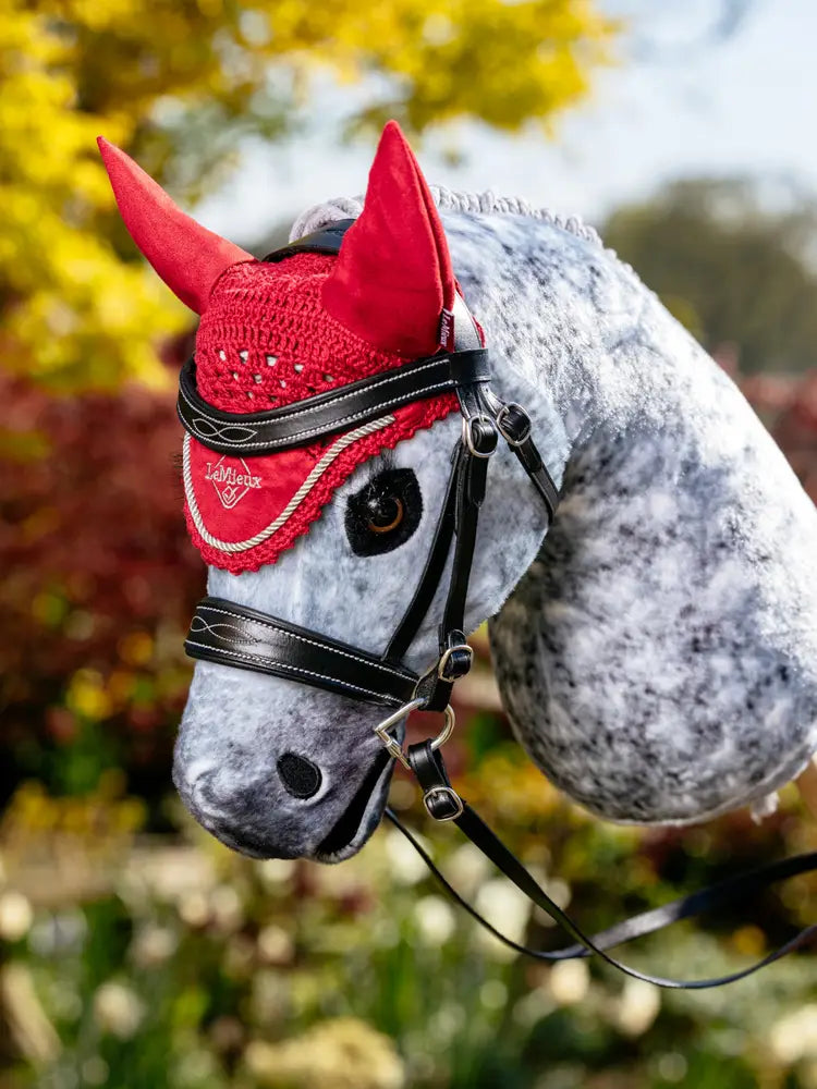 LeMieux Hobby Horse Ear Bonnet-Gifts - Toys-LeMieux-Hunter Green-Manhattan Saddlery