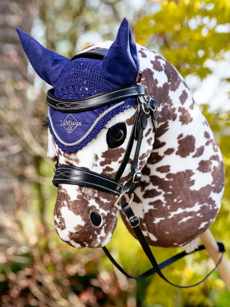 LeMieux Hobby Horse Ear Bonnet-Gifts - Toys-LeMieux-Hunter Green-Manhattan Saddlery