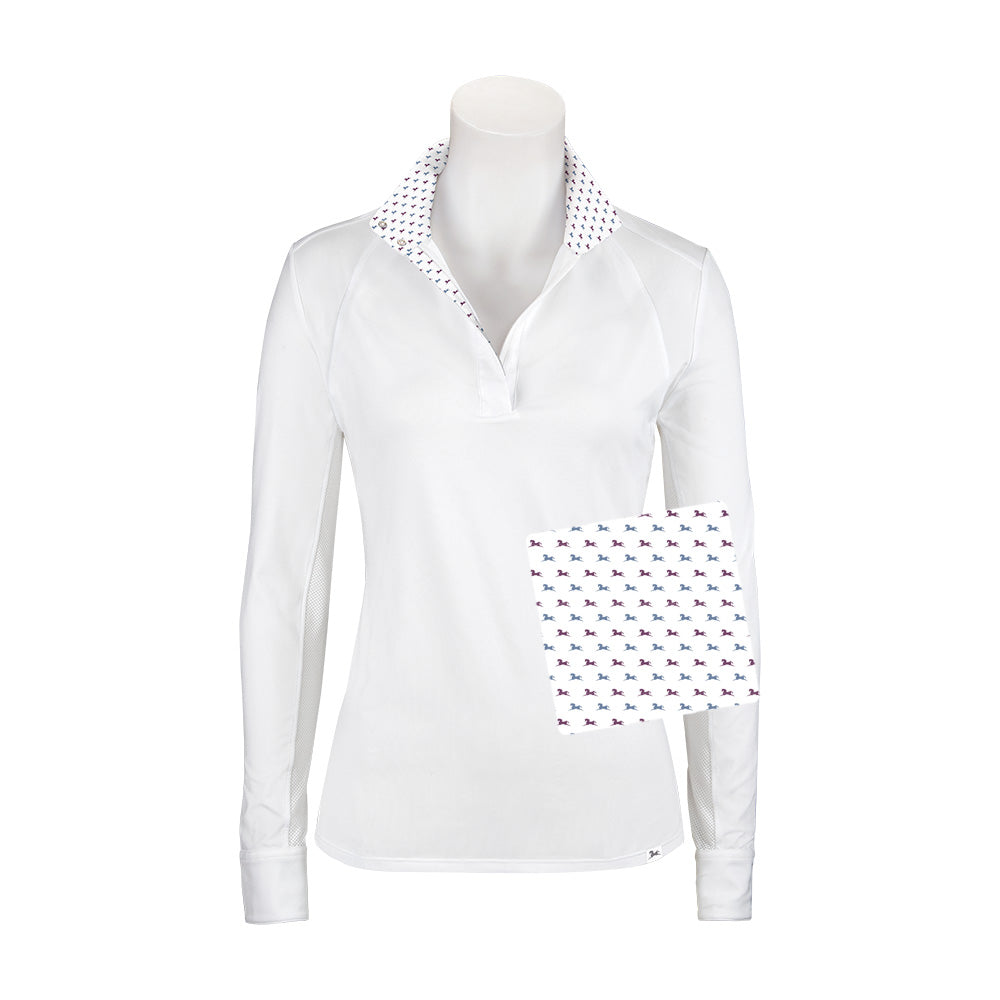RJ Classics Maddie 37.5 Long-Sleeve Show Shirt-Show Shirts-RJ Classics-Autumn Logo-XXS-Manhattan Saddlery