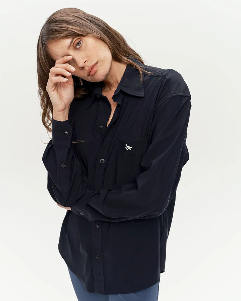 Dada Sport Olga Riding Shirt-Sportswear - Ladies - Tops-Dada Sport-Black-XXS-Manhattan Saddlery