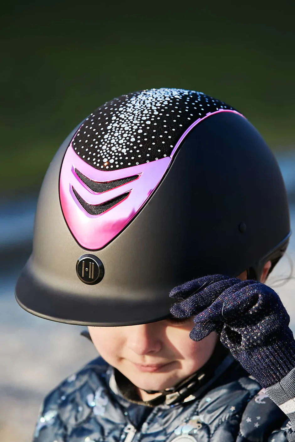 One K CCS Stripe Rail Classic Colors-Unclassified-One K-Black Matte-Medium (fits XS-M)-Manhattan Saddlery