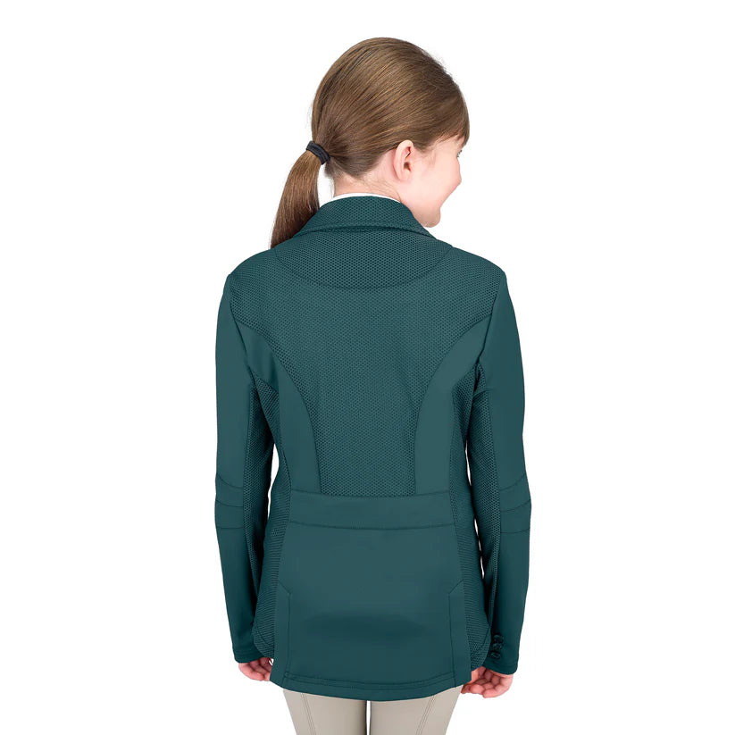 Ovation Kids Mesh Hybrid Show Coat-Show Coats - Kids Show Coats-ERS-Black-4-Manhattan Saddlery