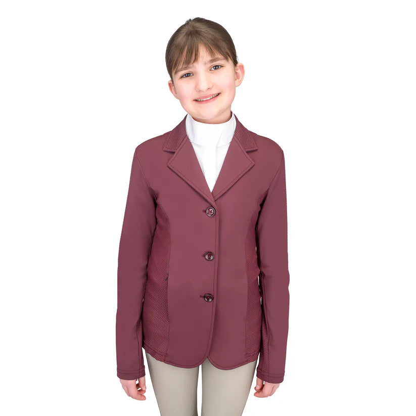 Ovation Kids Mesh Hybrid Show Coat-Show Coats - Kids Show Coats-ERS-Black-4-Manhattan Saddlery