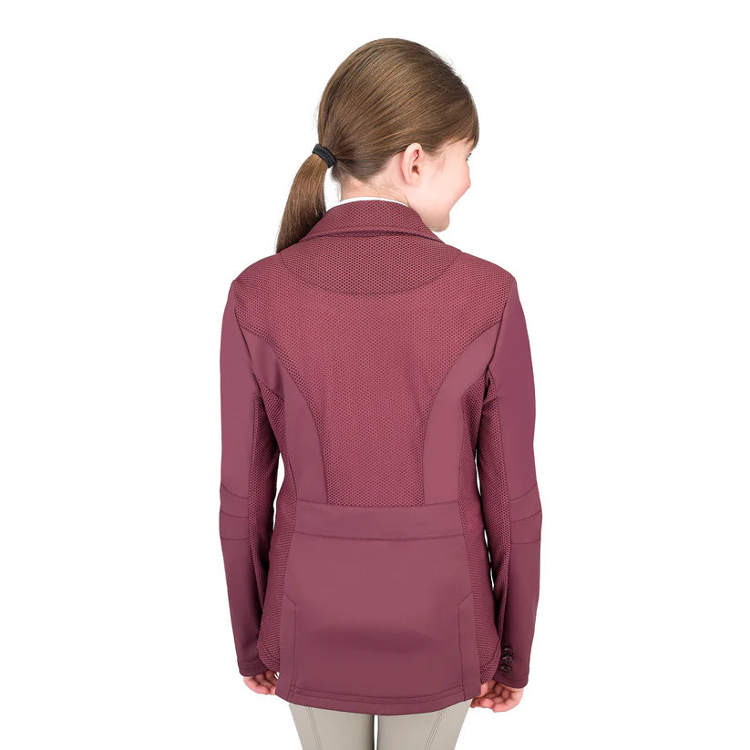 Ovation Kids Mesh Hybrid Show Coat-Show Coats - Kids Show Coats-ERS-Black-4-Manhattan Saddlery