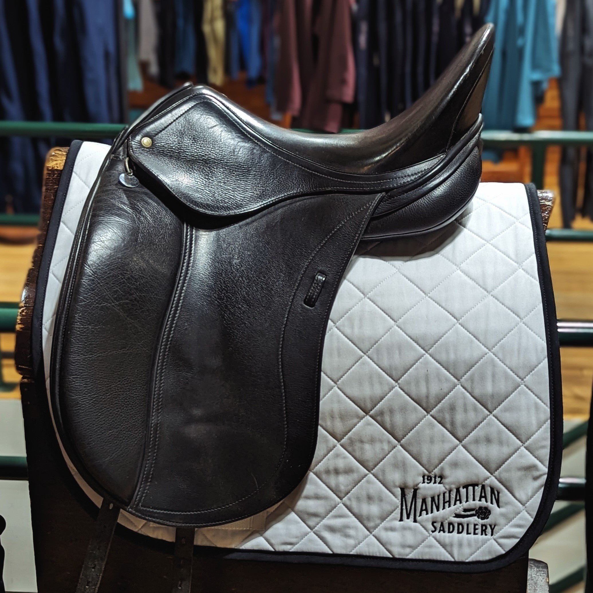 Schleese Obrigado Dressage Saddle 18"-Saddles-Manhattan Saddlery-Manhattan Saddlery