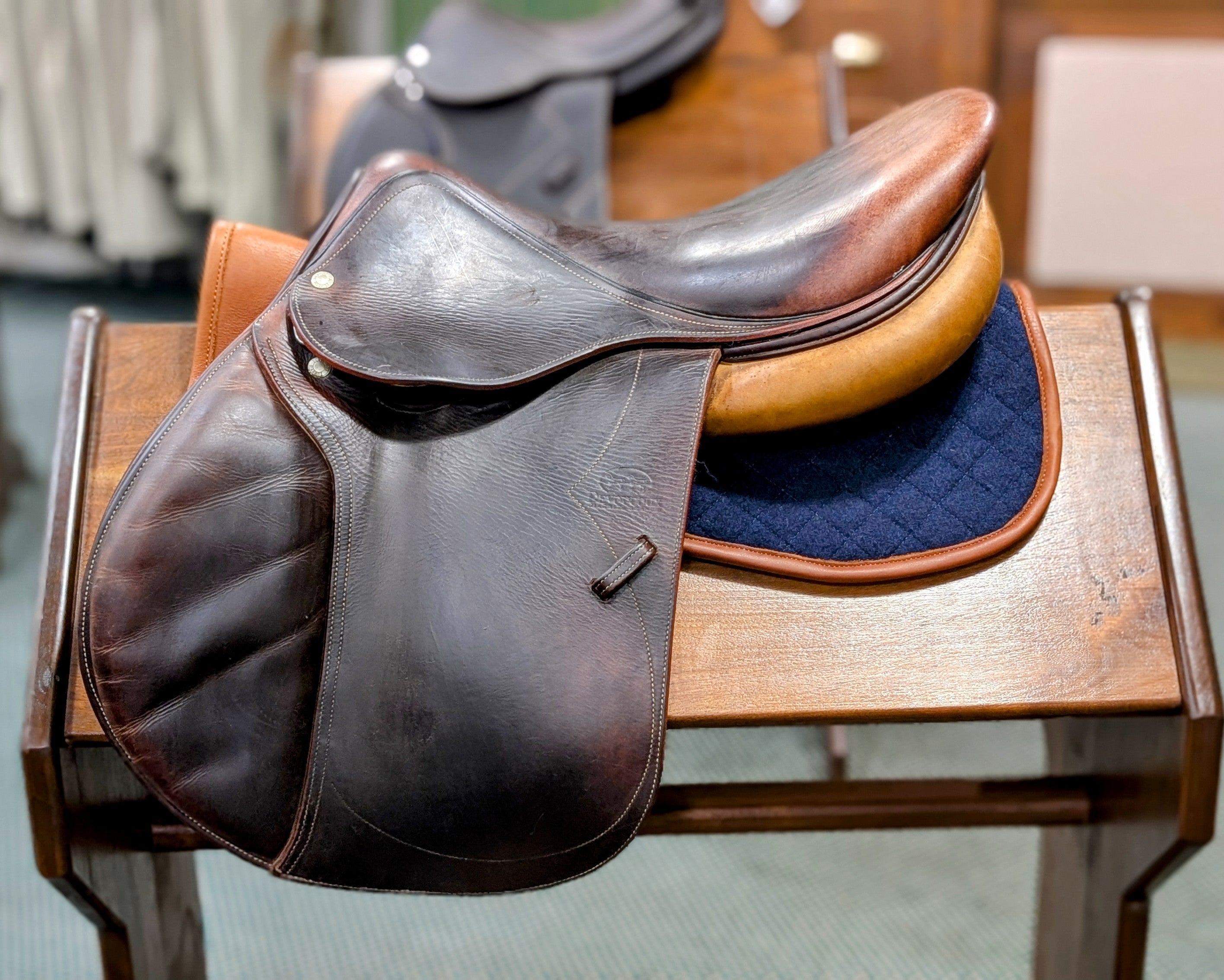 2014 Devoucoux Socoa 17.5"-Saddles - Jump-Devoucoux-Manhattan Saddlery