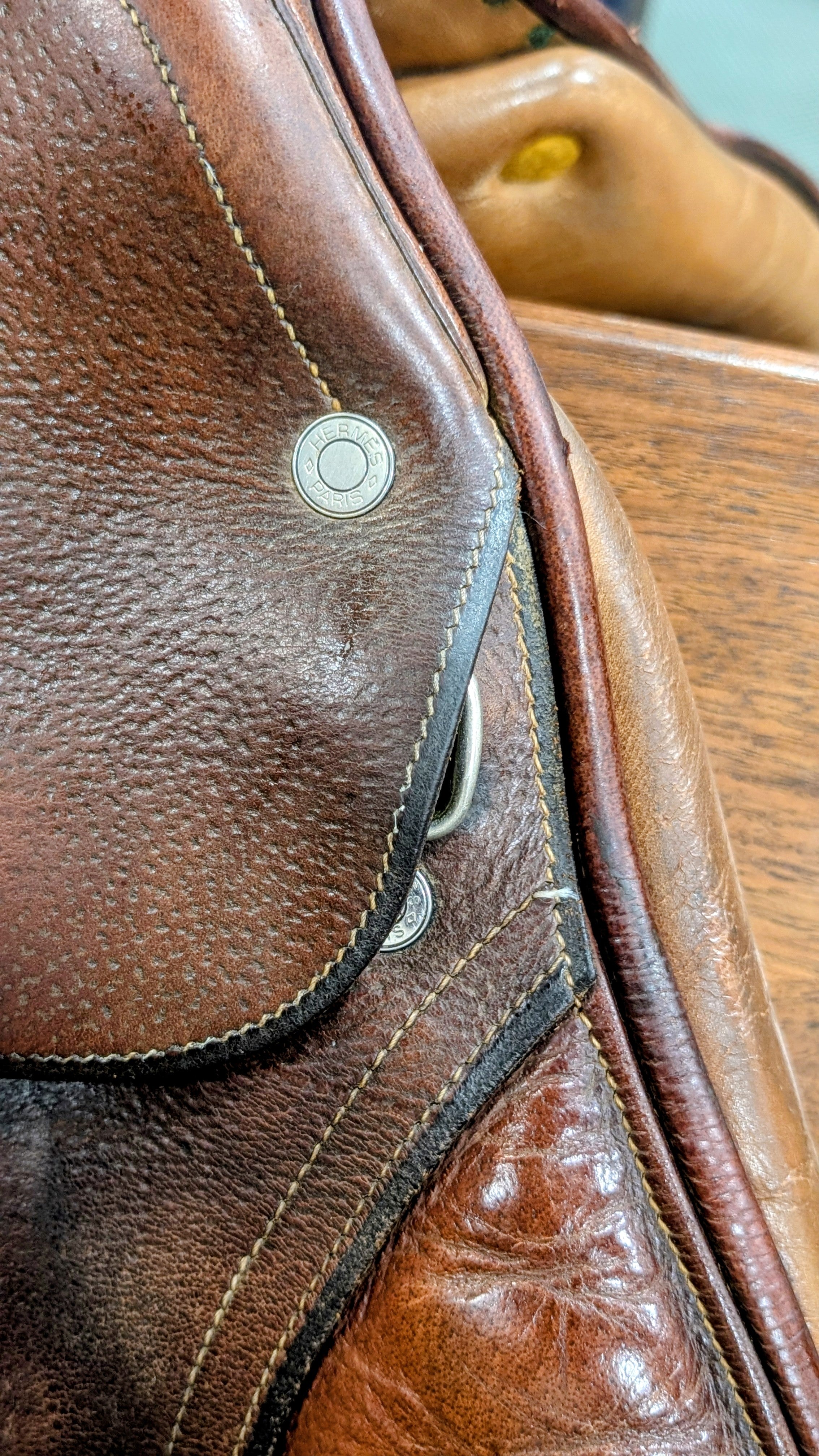 2005 Hermes Steinkraus 16"-Saddles - Jump-Hermes-Manhattan Saddlery