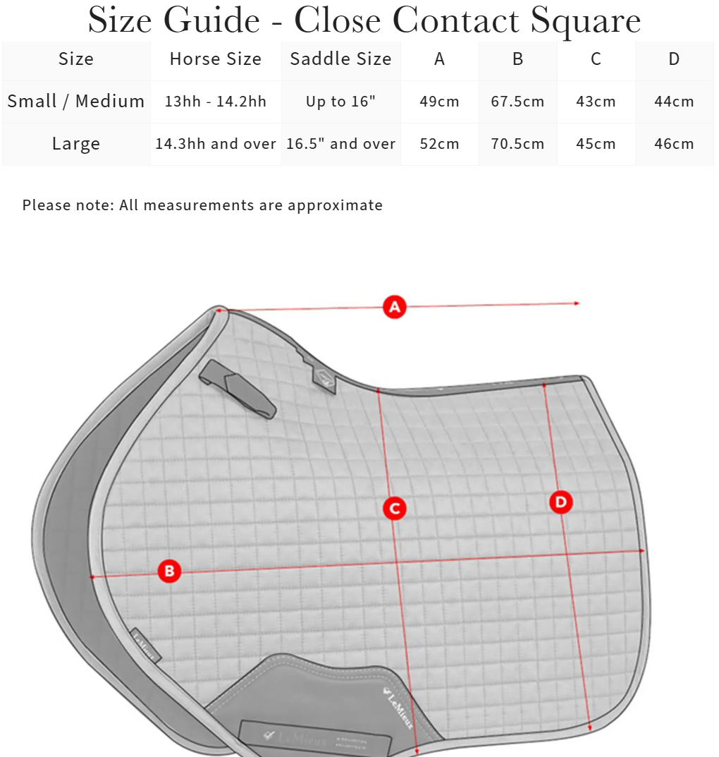 LeMieux Air-Tek Mesh Close Contact Square-Unclassified-LeMieux-Macaron-Small/Medium-Manhattan Saddlery