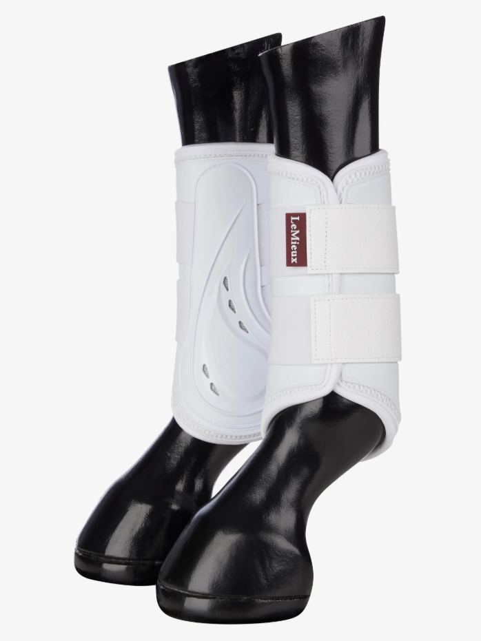 LeMieux Proshell Brushing Boots-Unclassified-LeMieux-White-Medium-Manhattan Saddlery