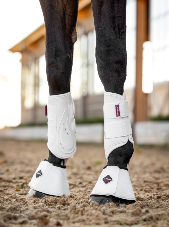 LeMieux Proshell Brushing Boots-Unclassified-LeMieux-White-Medium-Manhattan Saddlery
