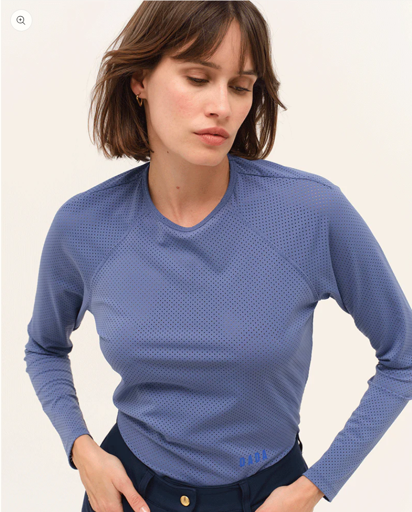 Dada Sport Jazz Technical Riding T-Shirt with Microperforated Long Sleeves