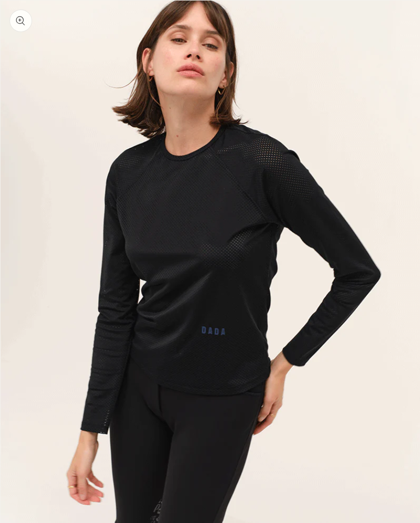 Dada Sport Jazz Technical Riding T-Shirt with Microperforated Long Sleeves
