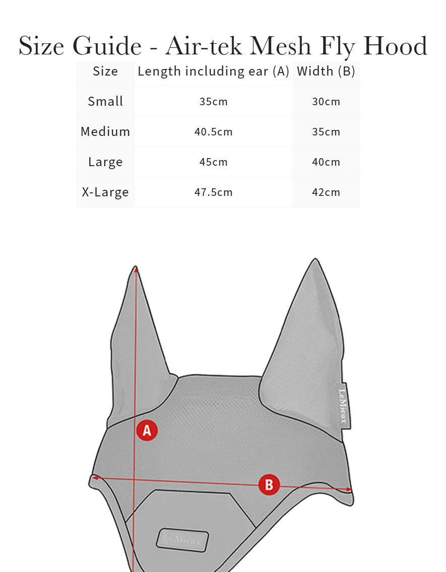 LeMieux Air-Tek Mesh Fly Hood-Unclassified-LeMieux-Macaron-Small-Manhattan Saddlery