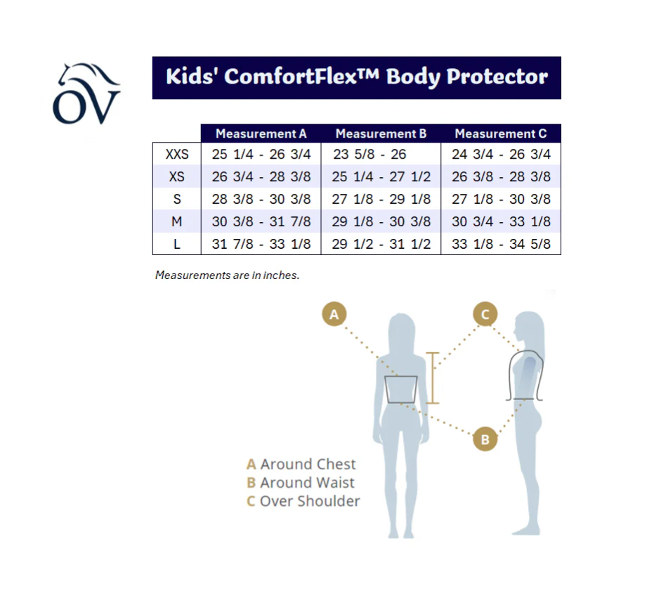 Ovation ComfortFlex Child Body Protector