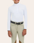 RJ Classics Tori Jr. Show Shirt-Show Shirts - Kid's Show Shirt-RJ Classics-Blue Horseshoes-XXS-Manhattan Saddlery